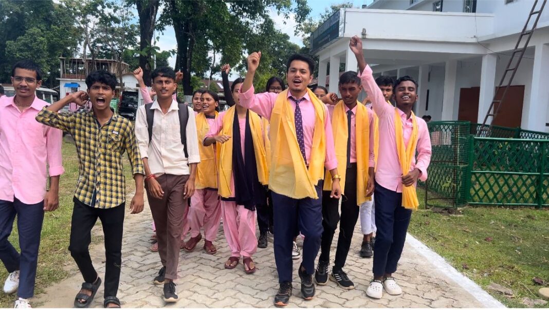 करीमगंज : स्वामी विवेकानंद कॉलेज, चांदखीरा के छात्र संघ चुनाव में एबीवीपी का क्लीन स्वीप