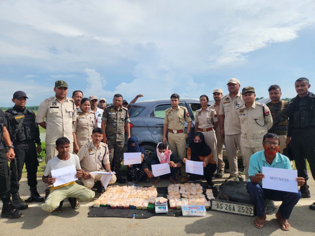 साढ़े छह करोड़ मूल्य के हेरोइन के साथ तीन गिरफ्तार, कछार पुलिस को मिली बड़ी सफलता