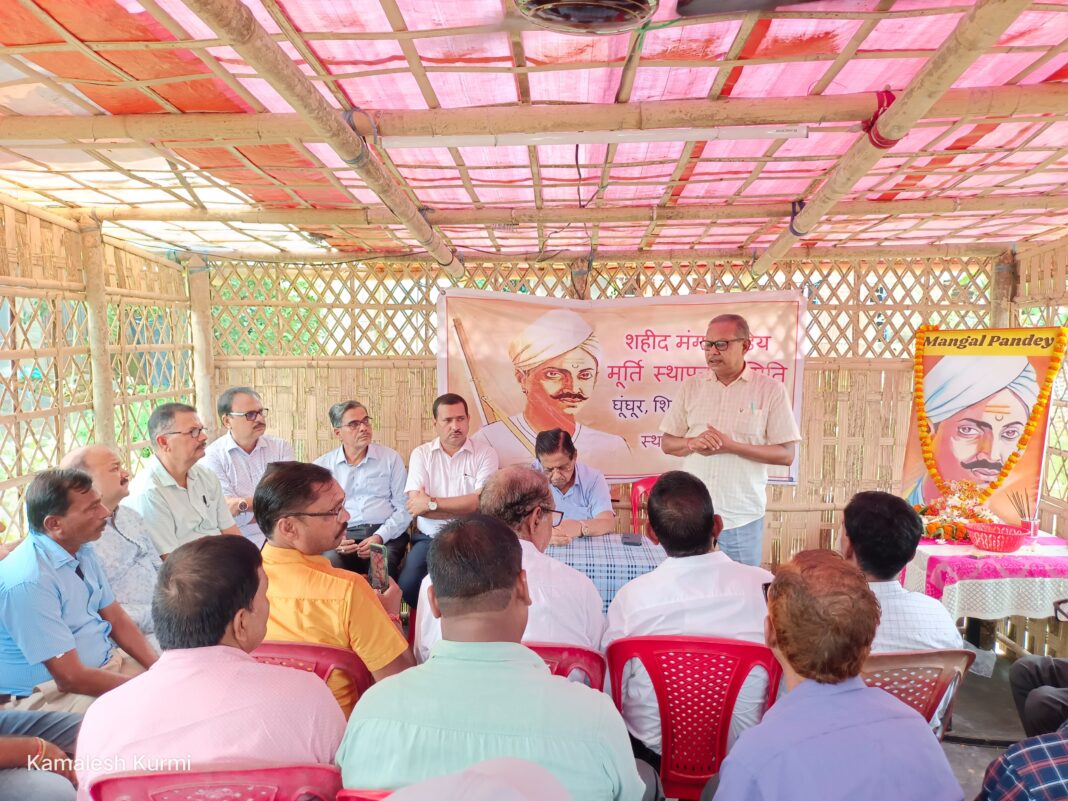 1857 की क्रांति के अग्रदूत व वीर सपूत मंगल पांडेय की जयंती मनाई गई, शहीद मंगल पांडेय मूर्ति स्थापना समिति ने दी आदरपूर्ण श्रद्धांजलि