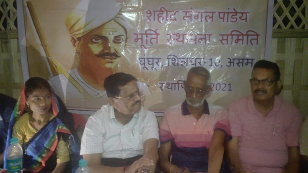 शहीद मंगल पांडेय मूर्ति स्थापना समिति की अस्थाई कार्यालय का उद्घाटन, 19 जुलाई को प्रतिमा का भव्य अनावरण