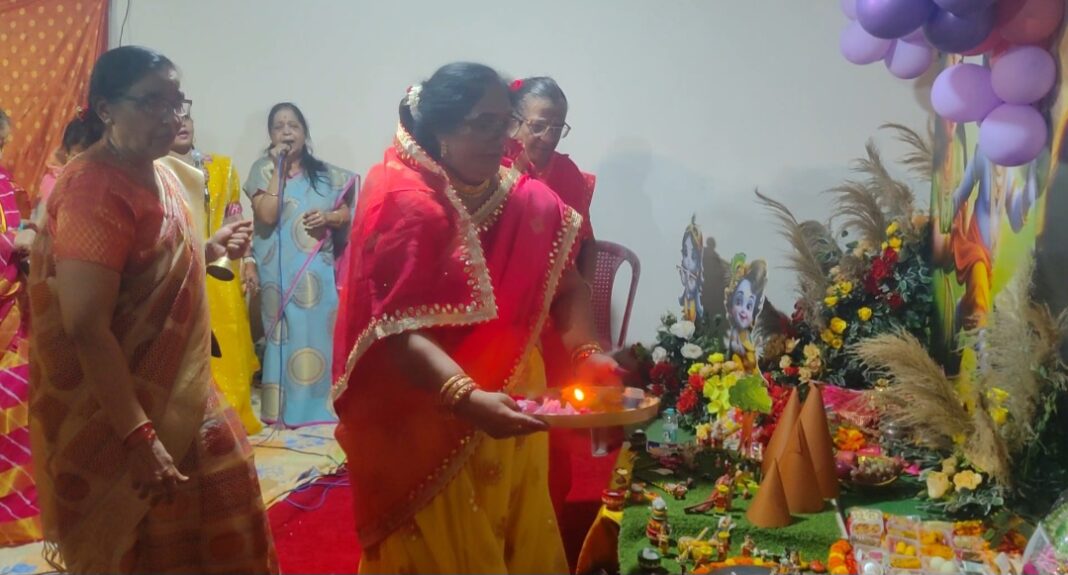 कन्हैयालाल – हेमलता सिंगोदिया के निवास पर धूमधाम से मनाया गया नंदोत्सव