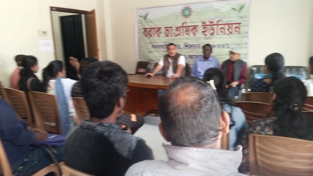 चाय बागानों के युवाओं के भविष्य संकट में देख सक्रिय हुआ बराक चाय श्रमिक यूनियन