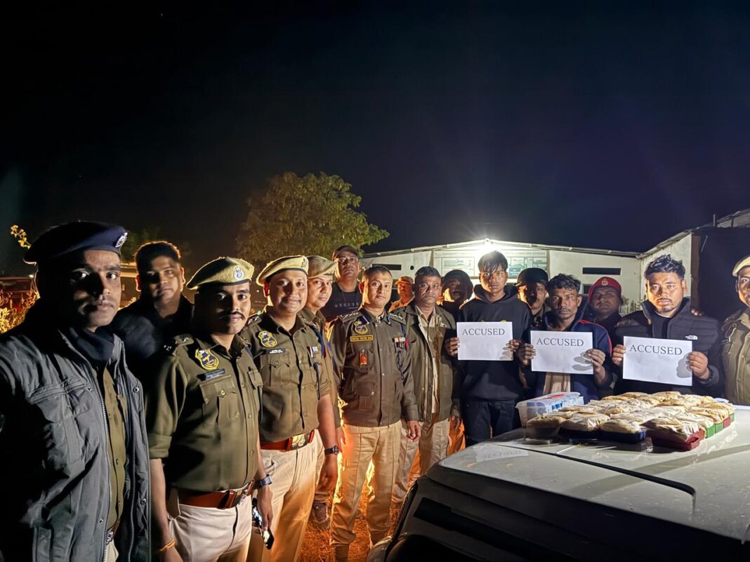 2.2 करोड़ रूपये मूल्य के 388 ग्राम हेरोइन जब्त, तीन गिरफ्तार